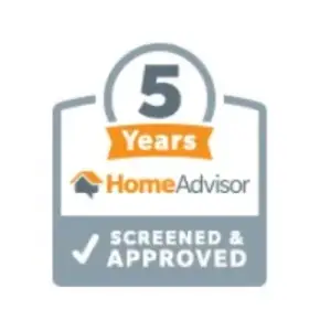 5 Years Screened & approved by Home Advisor.